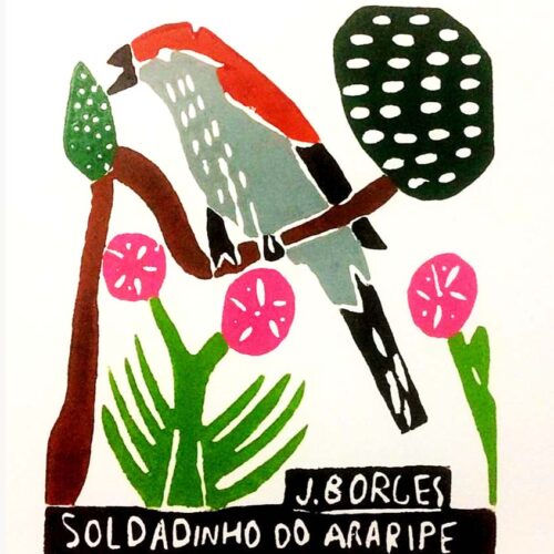 Xilogravura P - Soldadinho do Araripe - de J. Borges