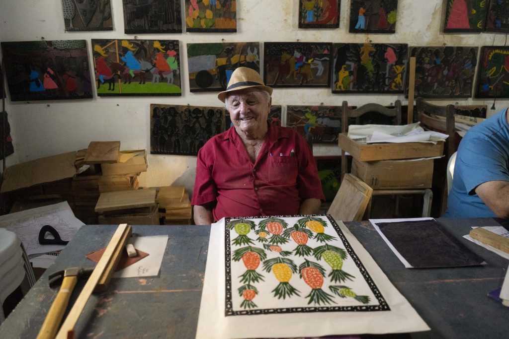 Xilogravura G - O Professor - de J. Borges