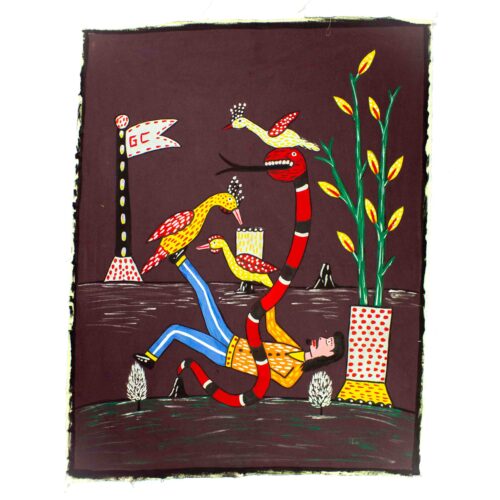 Pintura O encantador de Geovane Cardoso