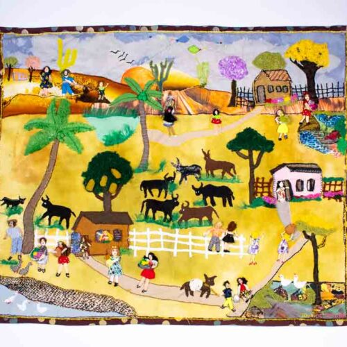 Painel em Tecido G de Zenaide Petuba